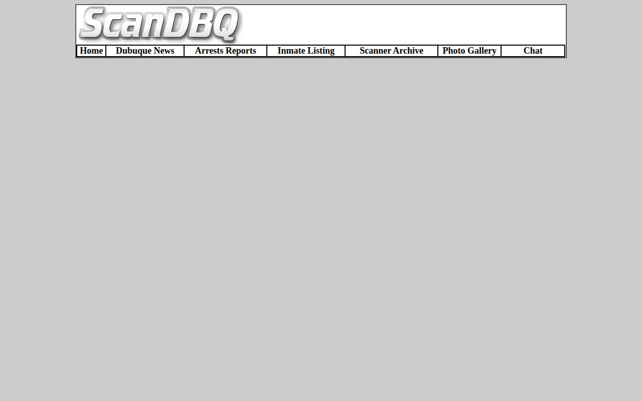 ScanDBQ unofficial arrest interface